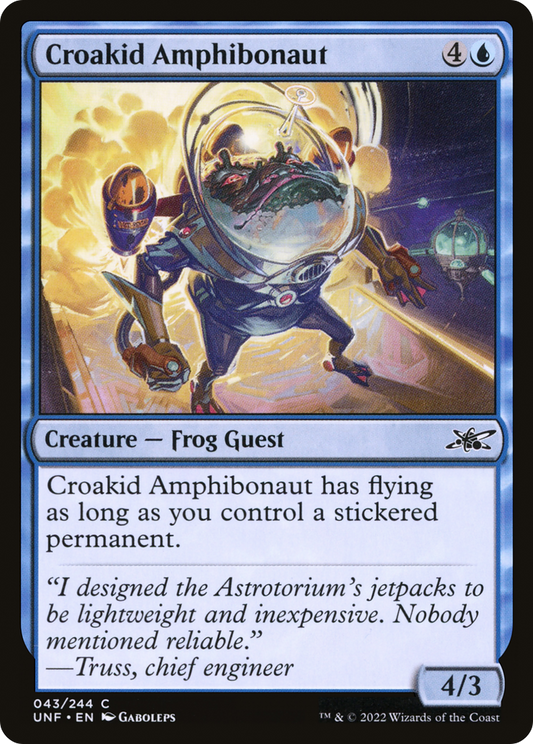 Croakid Amphibonaut (UNF-043) - [Unfinity] Foil