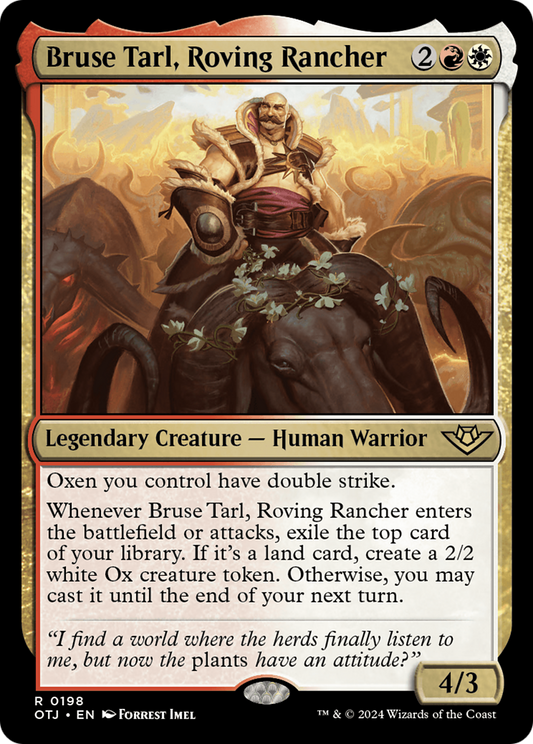 Bruse Tarl, Roving Rancher (OTJ-198) - [Outlaws of Thunder Junction] Foil