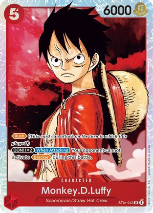 Monkey.D.Luffy (012) [Deck de démarrage : Équipage du chapeau de paille] 