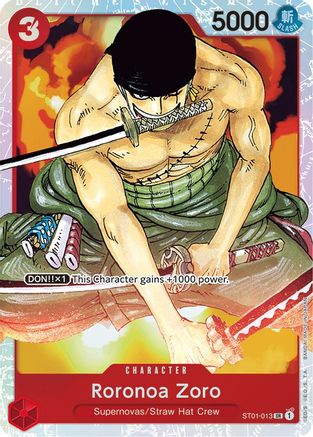 Roronoa Zoro [Deck de démarrage : Équipage du chapeau de paille] 