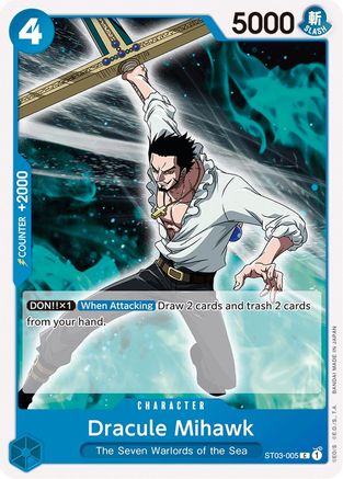 Dracule Mihawk [Deck de démarrage : Les sept seigneurs de guerre de la mer] 