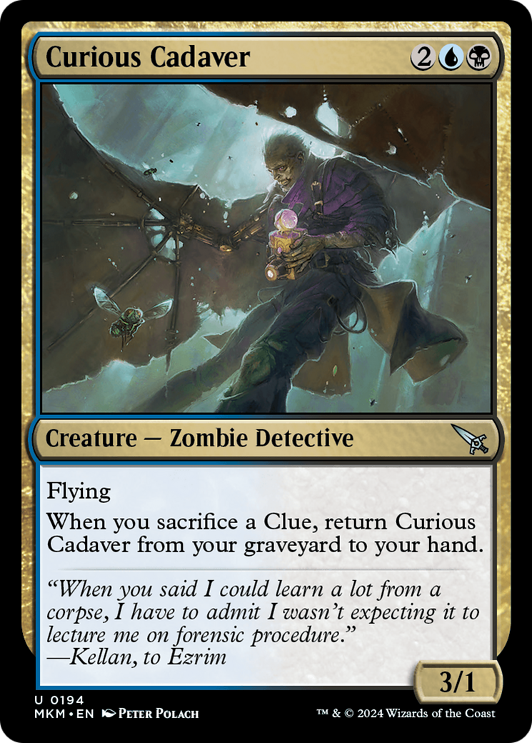 Curious Cadaver (MKM-194) - [Murders at Karlov Manor]