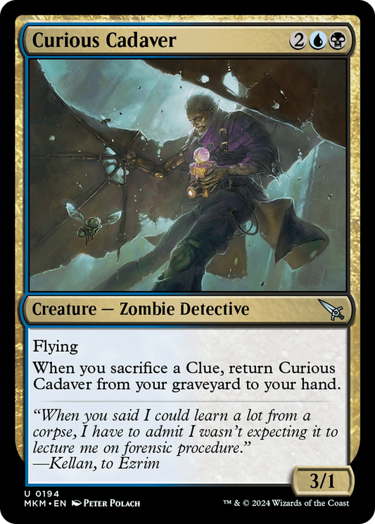 Curious Cadaver (MKM-194) - [Murders at Karlov Manor] Foil