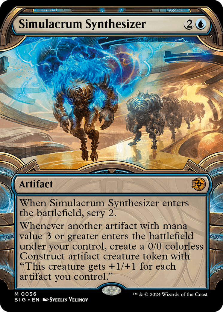 Simulacrum Synthesizer (BIG-036) - [The Big Score]: (Showcase) Foil