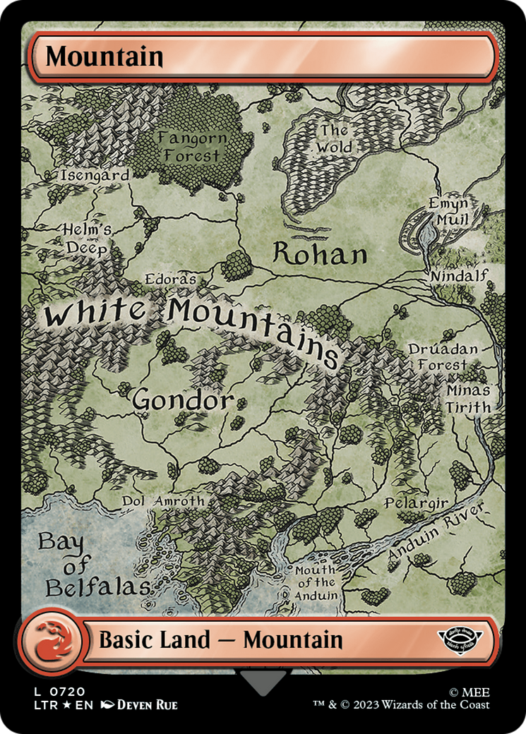 Montagne (720) (Surge Foil) [Le Seigneur des Anneaux : Contes de la Terre du Milieu] 