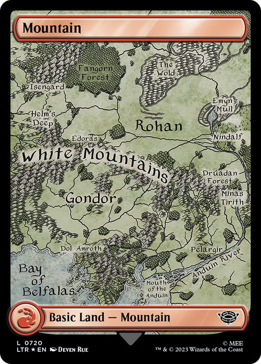 Montagne (720) (Surge Foil) [Le Seigneur des Anneaux : Contes de la Terre du Milieu] 