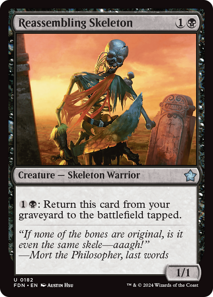 Reassembling Skeleton (FDN-182) - [Foundations] Foil