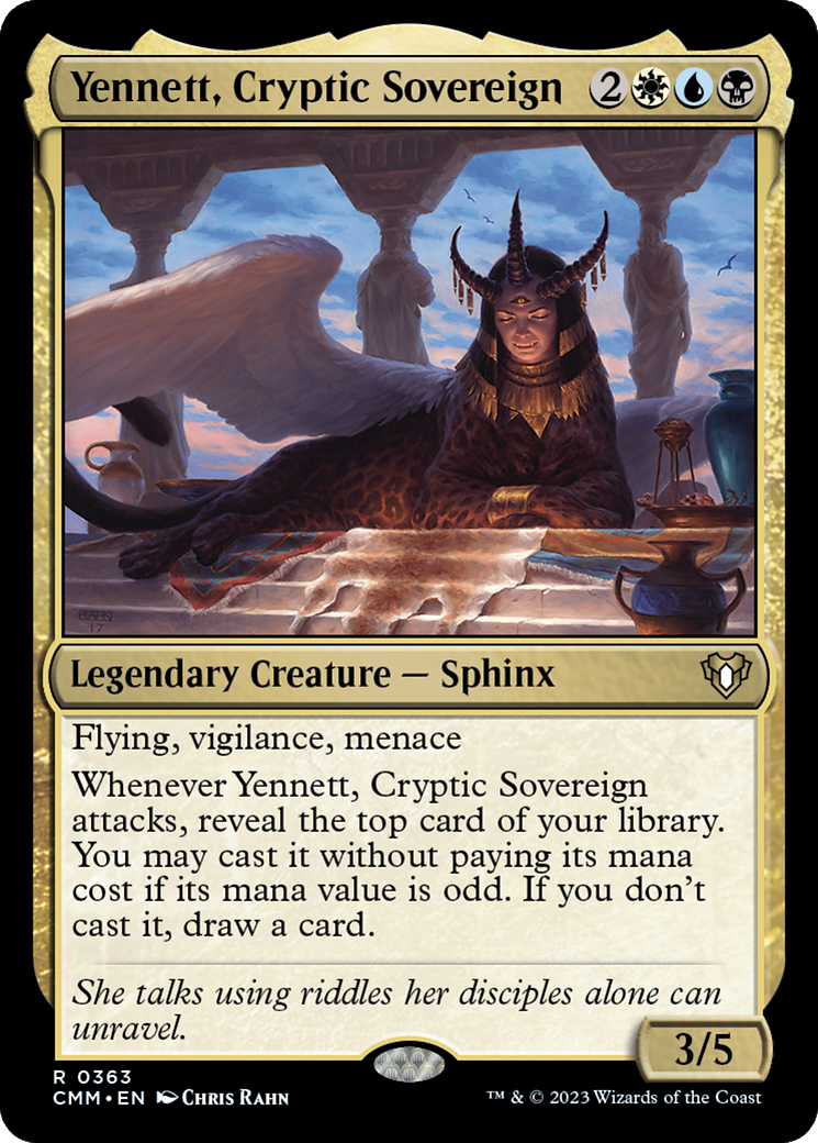Yennett, souverain cryptique [Commandant Maîtres] 