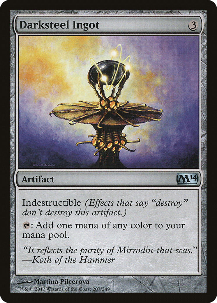 Darksteel Ingot (M14-207) - [Magic 2014] Foil