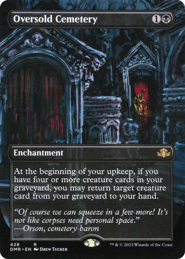Oversold Cemetery (DMR-428) - [Dominaria Remastered] (Borderless)