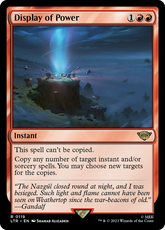 Display of Power (LTR-119) - [The Lord of the Rings: Tales of Middle-earth]