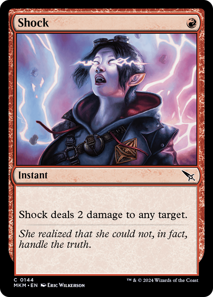 Shock (MKM-144) - [Murders at Karlov Manor] Foil