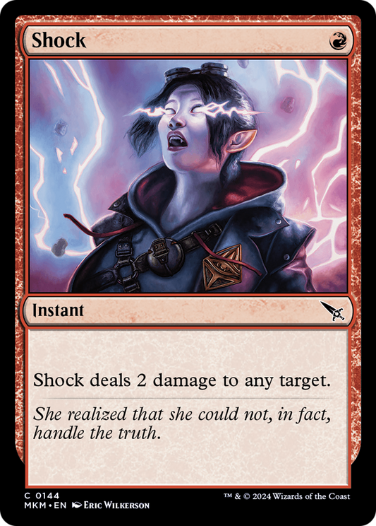 Shock (MKM-144) - [Murders at Karlov Manor] Foil