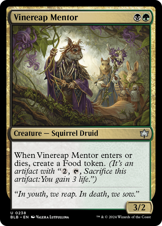 Vinereap Mentor (BLB-238) - [Bloomburrow] Foil