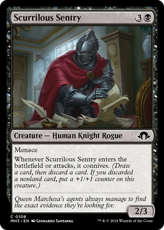 Sentinelle scurrilous (MH3-108) - [Modern Horizons 3] Foil 