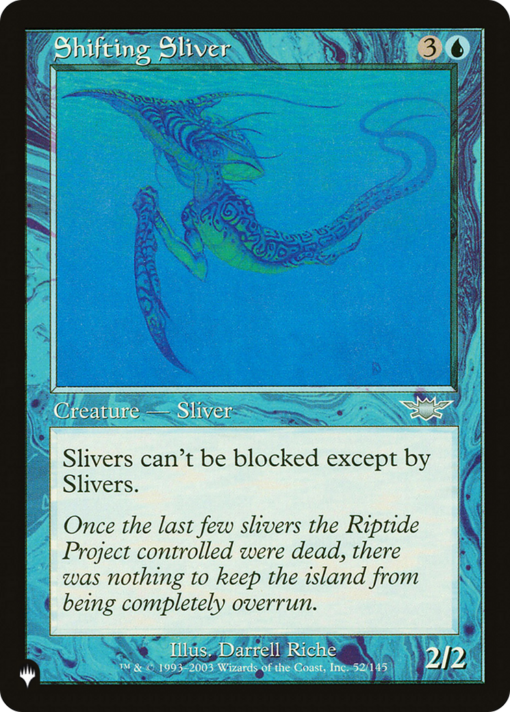 Shifting Sliver (LIST-52/145) - [The List]