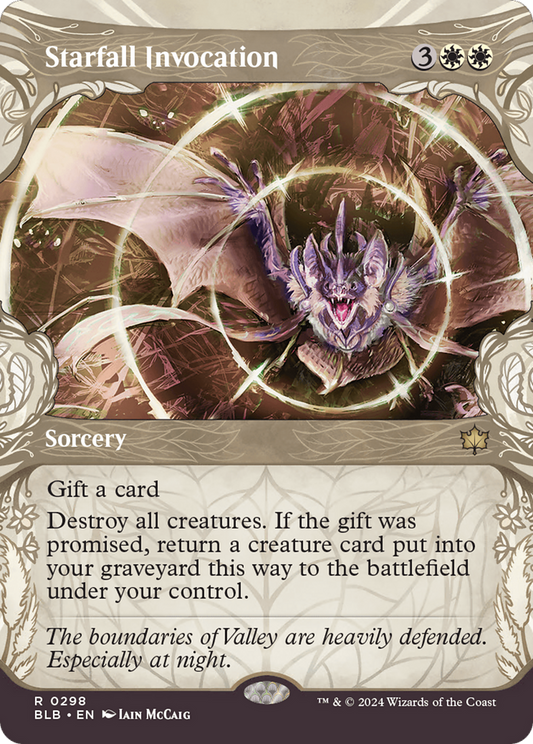 Starfall Invocation (BLB-298) - [Bloomburrow]: (Showcase)