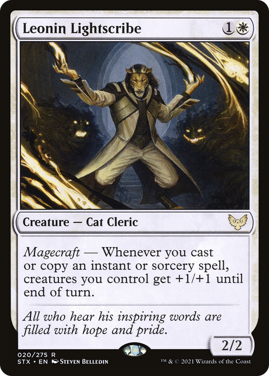 Leonin Lightscribe (STX-020) - [Strixhaven: School of Mages]