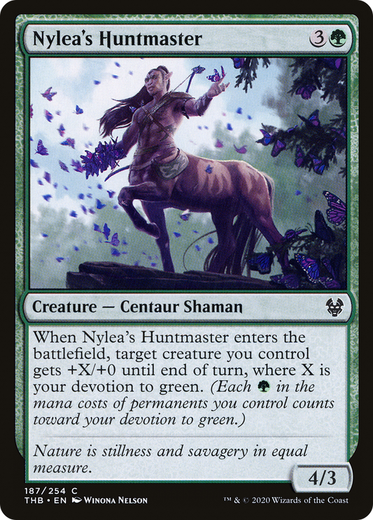 Nylea's Huntmaster (THB-187) - [Theros Beyond Death] Foil