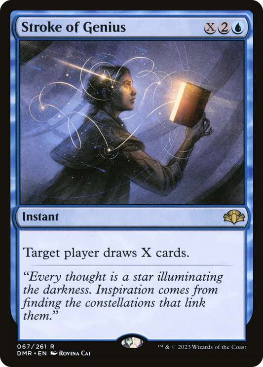 Stroke of Genius (DMR-067) - [Dominaria Remastered]