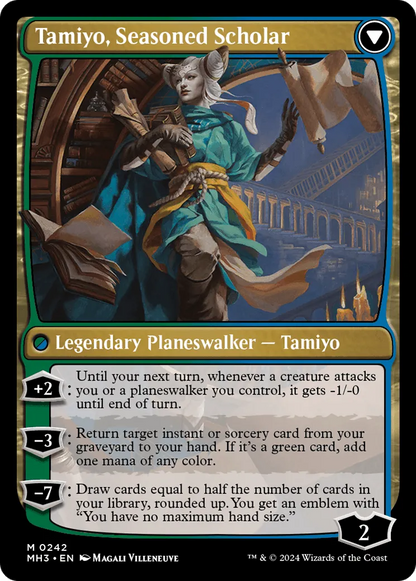 Tamiyo, étudiant curieux // Tamiyo, érudit chevronné (MH3-242) - [Modern Horizons 3] Foil 