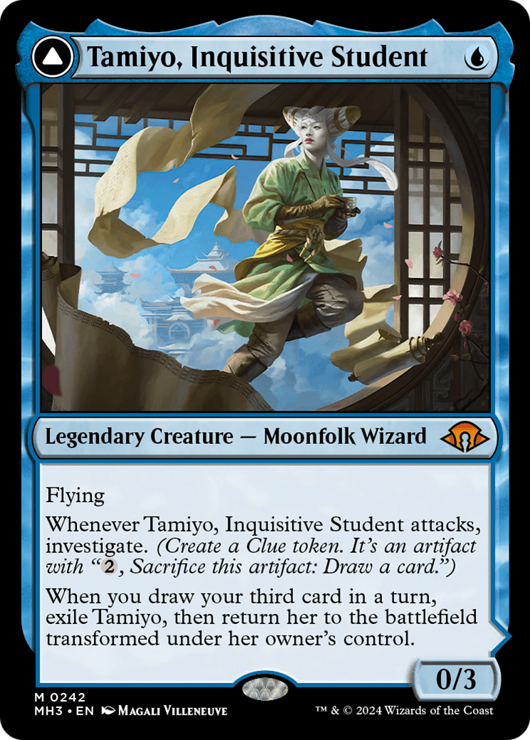 Tamiyo, étudiant curieux // Tamiyo, érudit chevronné (MH3-242) - [Modern Horizons 3] Foil 