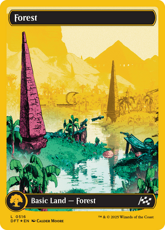 Forest (0516) (First-Place Foil) (DFT-516) - [Aetherdrift] Foil