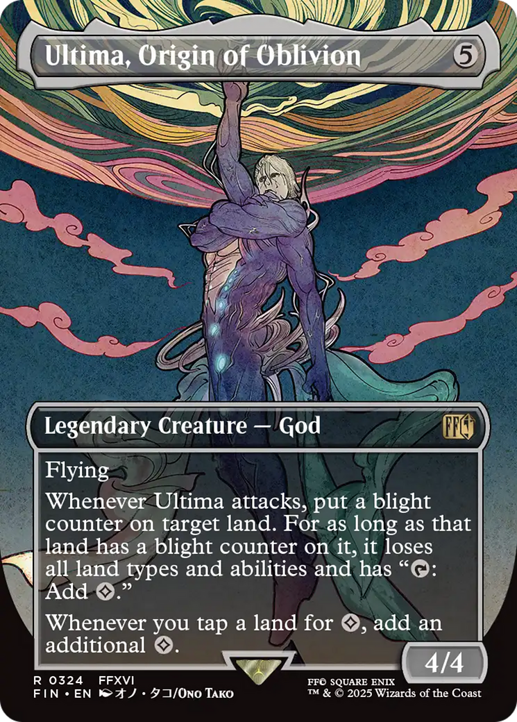 Ultima, Origin of Oblivion (FIN-324) - [FINAL FANTASY] (Borderless) Foil