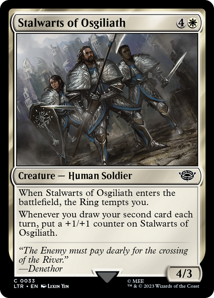 Stalwarts of Osgiliath (LTR-033) - [The Lord of the Rings: Tales of Middle-earth] Foil