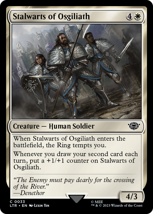 Stalwarts of Osgiliath (LTR-033) - [The Lord of the Rings: Tales of Middle-earth] Foil
