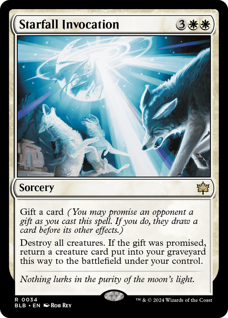 Starfall Invocation (BLB-034) - [Bloomburrow] Foil