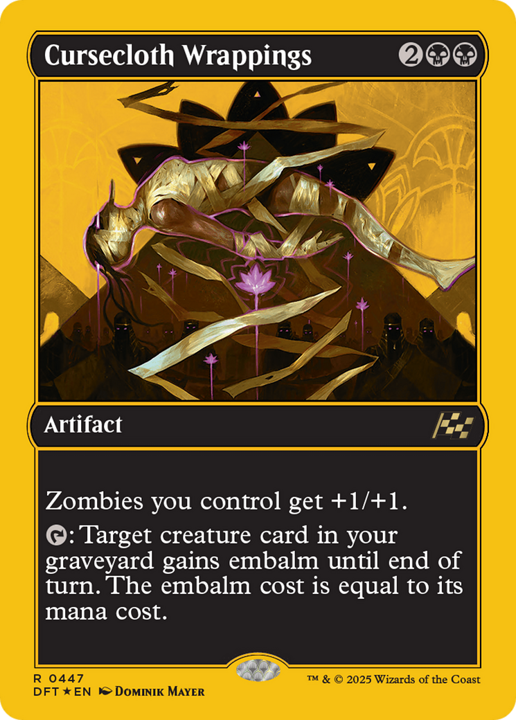 Cursecloth Wrappings (DFT-447) - [Aetherdrift] Foil