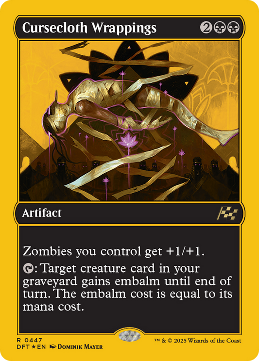 Cursecloth Wrappings (DFT-447) - [Aetherdrift] Foil