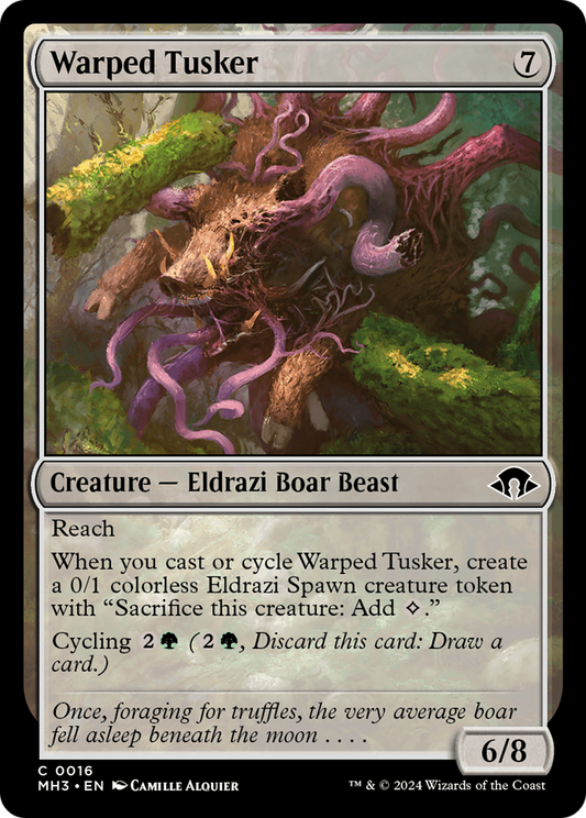 Tusker déformé (MH3-016) - [Modern Horizons 3] Feuille 
