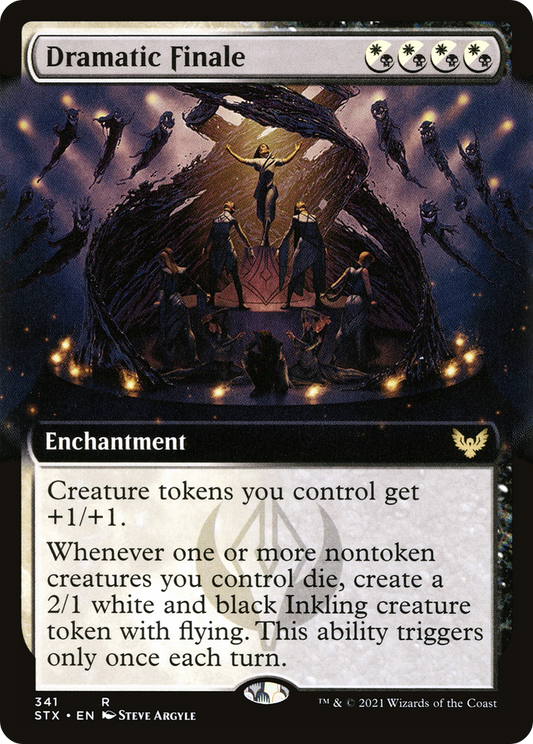 Dramatic Finale (Extended Art) (STX-341) - [Strixhaven: School of Mages]: (Extended Art)