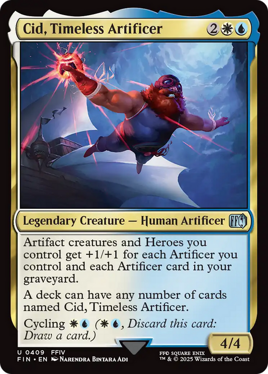 Cid, Timeless Artificer (0409) (FIN-409) - [FINAL FANTASY] Foil