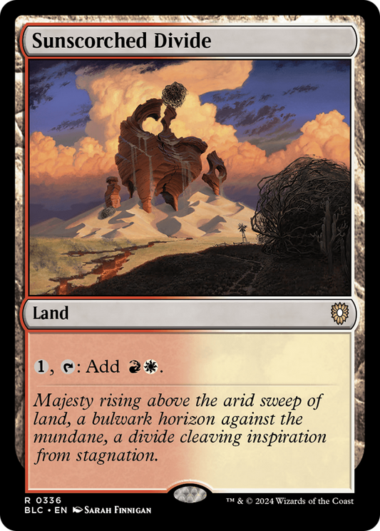 Sunscorched Divide (BLC-336) - [Bloomburrow Commander]