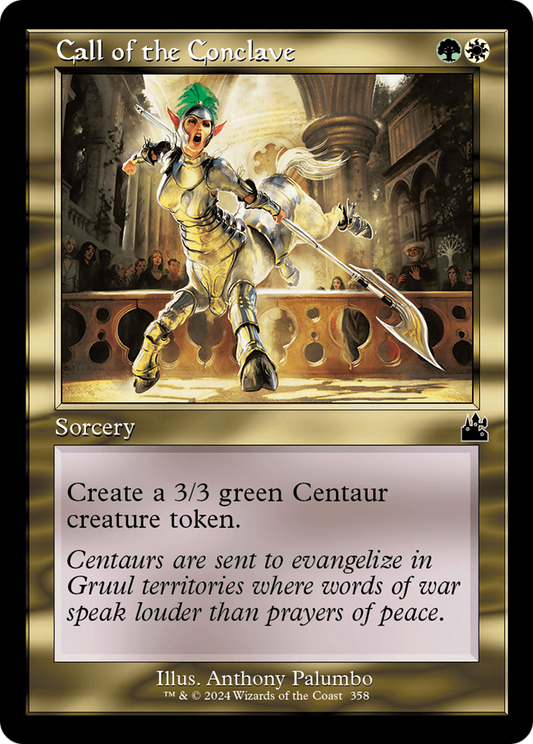 Call of the Conclave (RVR-358) - [Ravnica Remastered] Foil