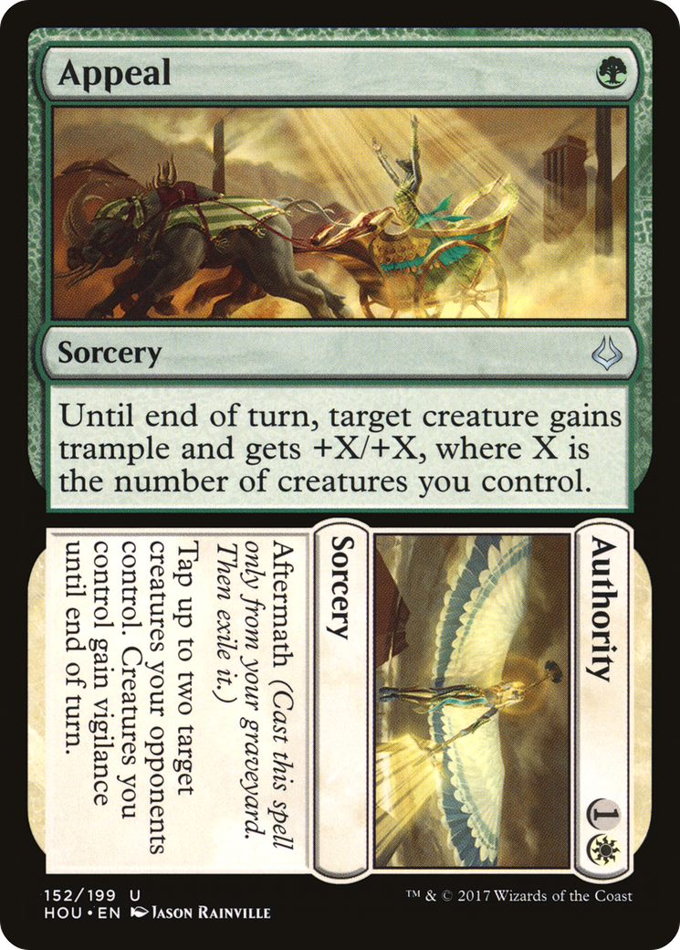 Appeal // Authority (HOU-152) - [Hour of Devastation] Foil