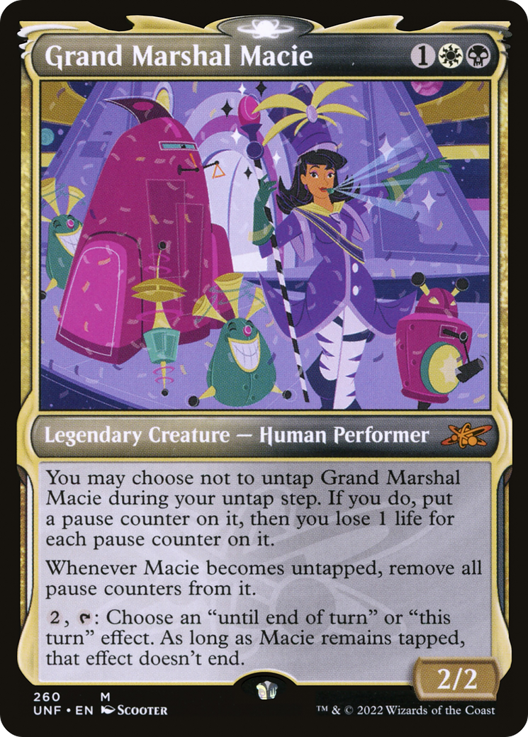 Grand Marshal Macie (UNF-260) - [Unfinity]: (Showcase) Foil