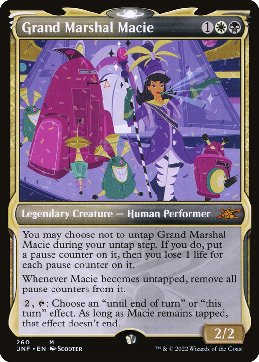 Grand Marshal Macie (UNF-260) - [Unfinity]: (Showcase) Foil