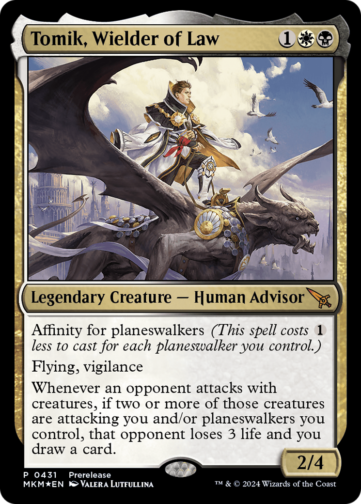 Tomik, Wielder of Law (PRE-431) - [Murders at Karlov Manor] Foil