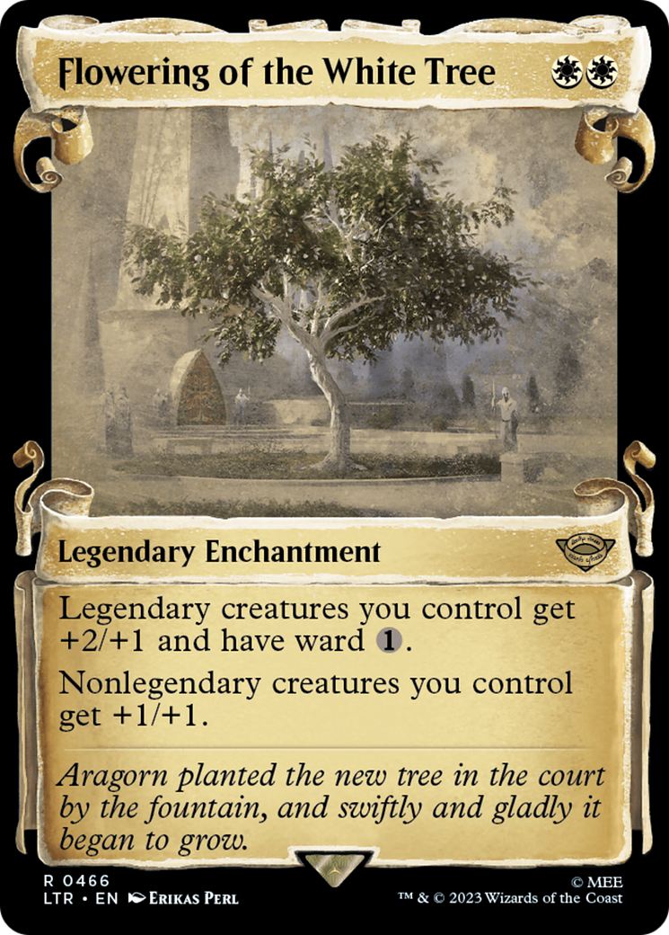 Flowering of the White Tree (LTR-466) - [The Lord of the Rings: Tales of Middle-earth]: (Showcase)