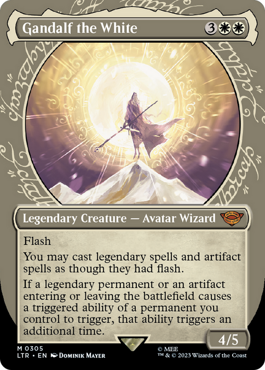 Gandalf the White (LTR-305) - [The Lord of the Rings: Tales of Middle-earth]: (Showcase) (Borderless)