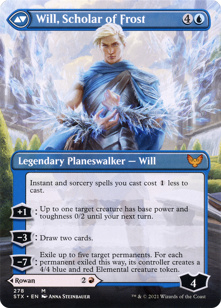 Rowan, Scholar of Sparks (Borderless) (STX-278) - [Strixhaven: School of Mages] (Borderless) Foil