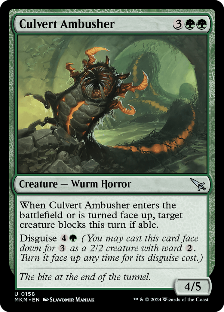 Culvert Ambusher (MKM-158) - [Murders at Karlov Manor]