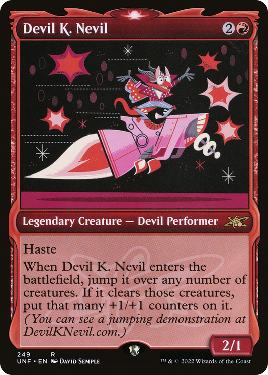 Devil K. Nevil (UNF-249) - [Unfinity]: (Showcase) Foil