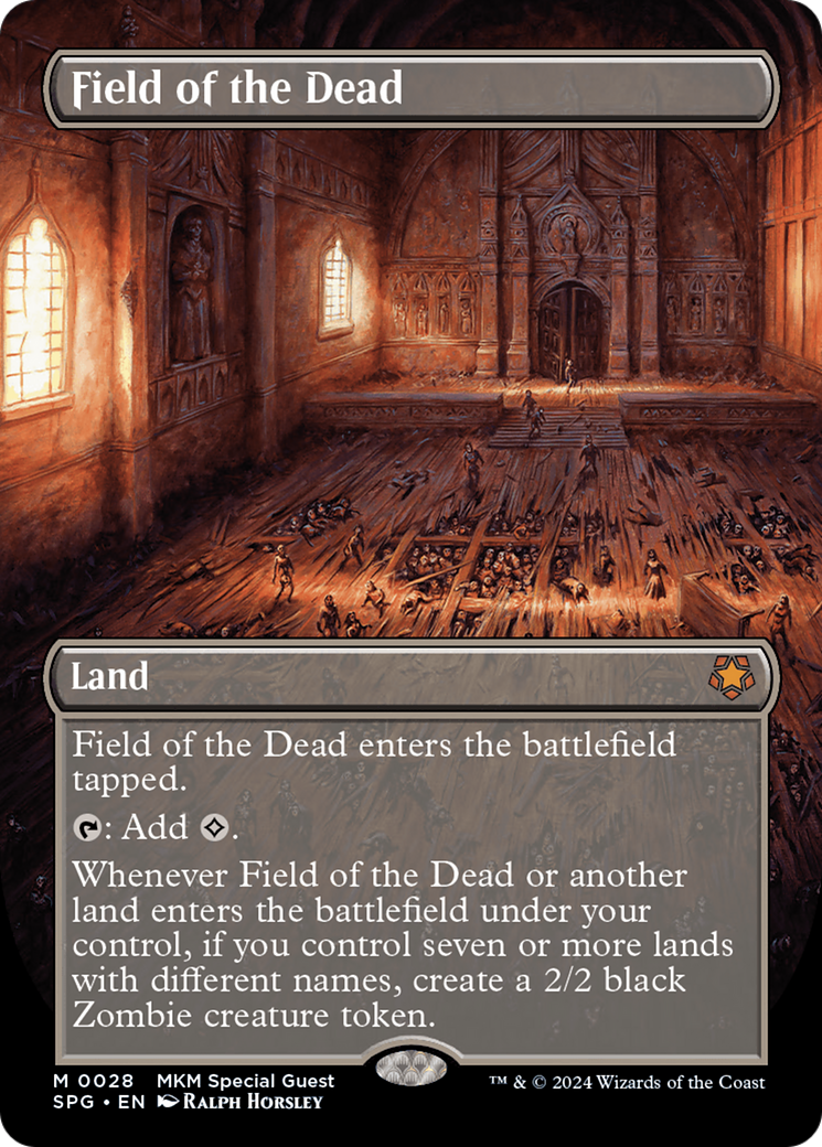 Field of the Dead (SPG-028) - [Special Guests] (Borderless) Foil