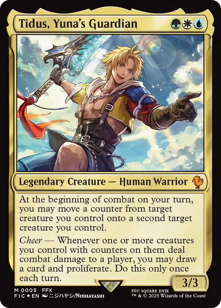 Tidus, Yuna's Guardian (FIC-005) - [Commander: FINAL FANTASY] Foil
