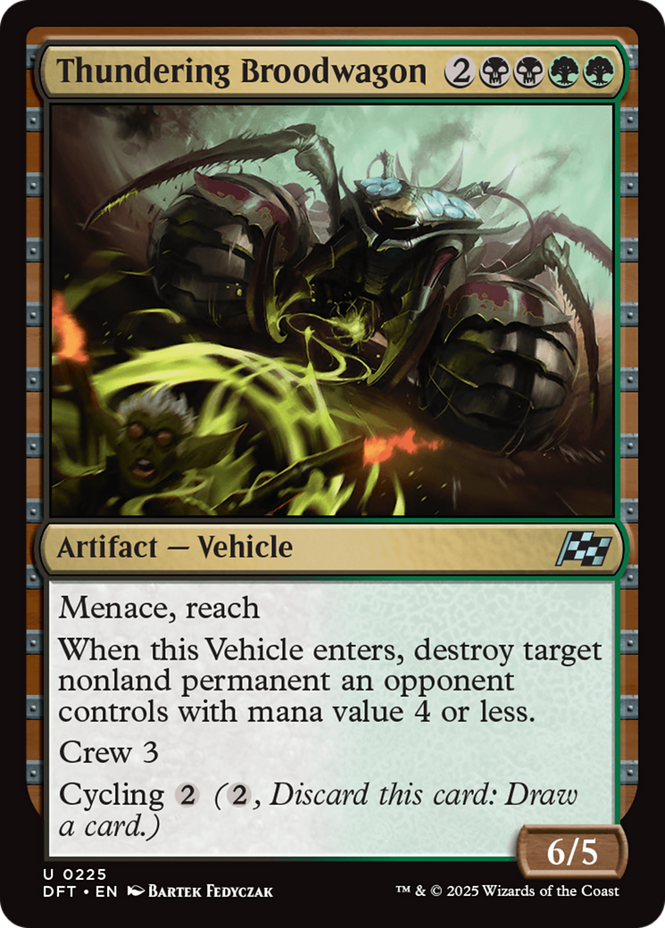 Thundering Broodwagon (DFT-225) - [Aetherdrift] Foil